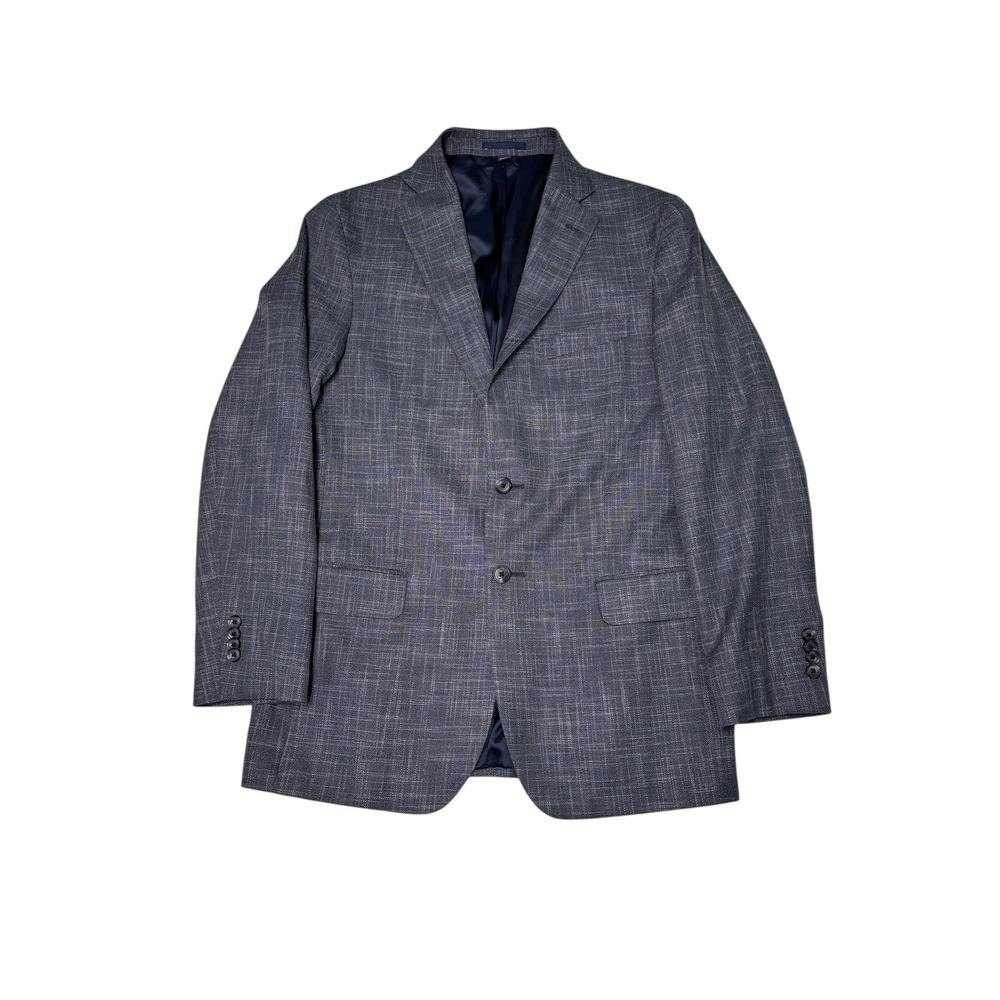 JOS A BANK 1905 Mens Gray Plaid Tailored Fit Sport Coat Blazer Size 42R